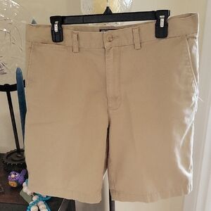 Polo by Ralph Lauren Men's Beige Flat Front Shorts